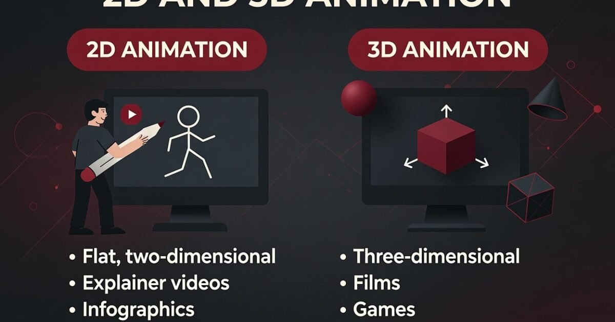2D vs 3D Animation for Business: Cost, Use Cases & Which to Choose (2026) | WREDD