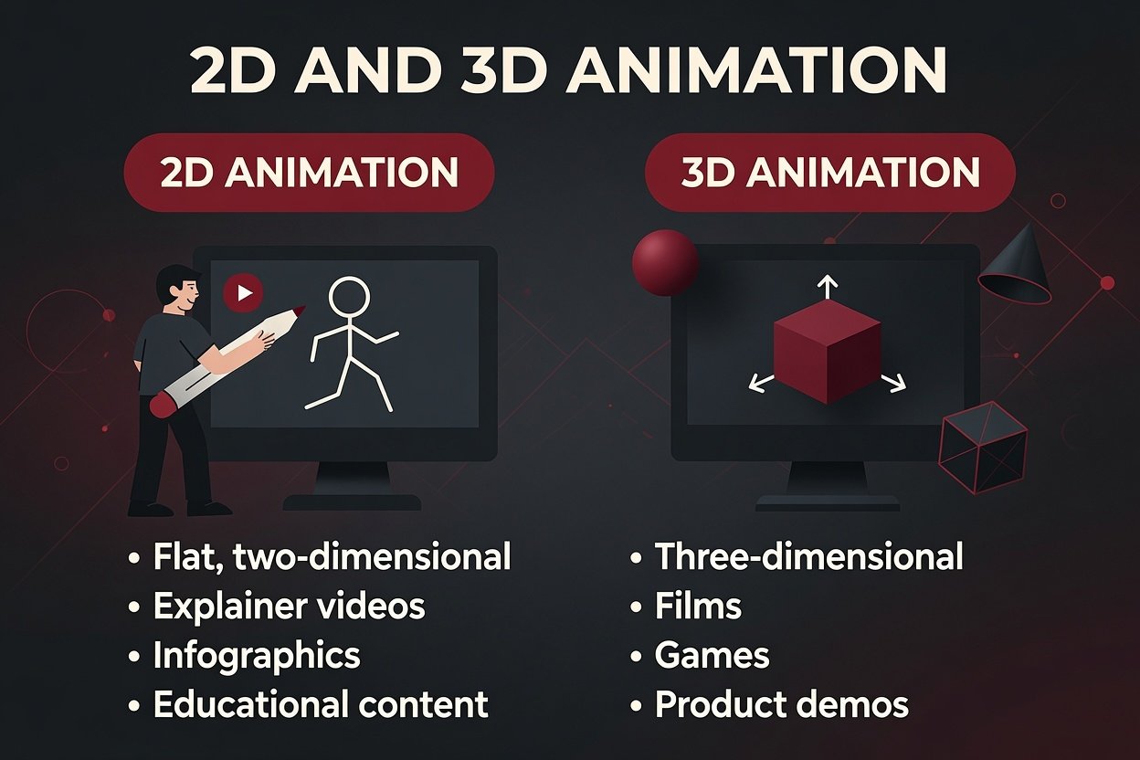 2D vs 3D Animation for Business: Cost, Use Cases & Which to Choose (2026) | WREDD