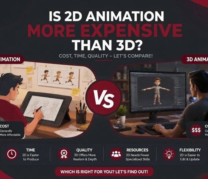 2D vs 3D Animation for Business: Cost, Use Cases & Which to Choose (2026) | WREDD
