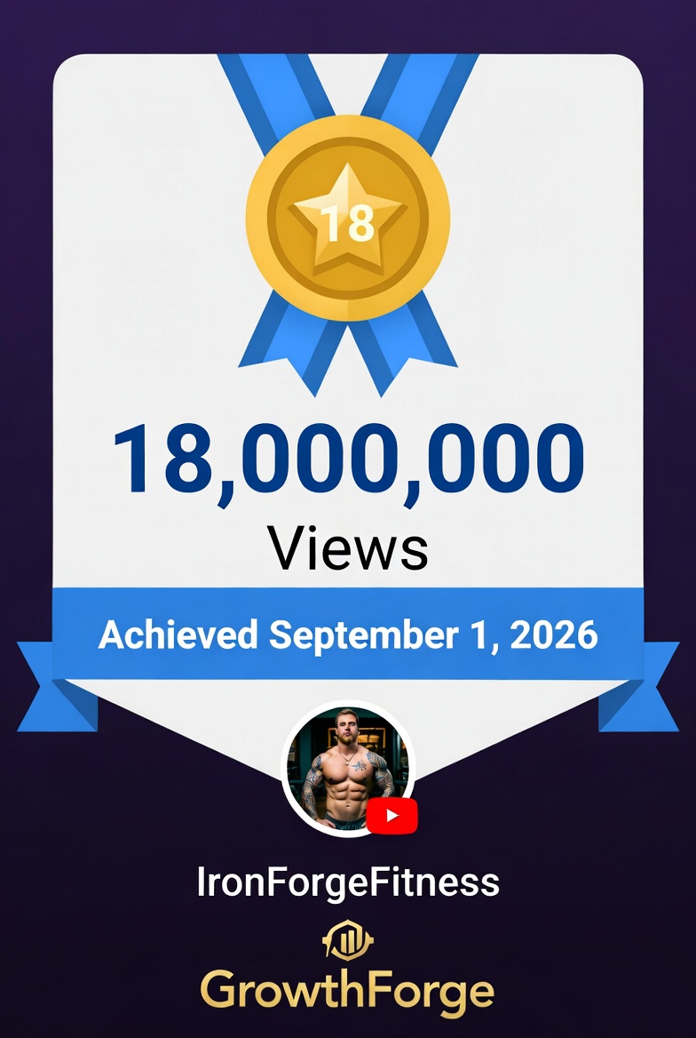 YouTube channel 7.8 million views milestone - WREDD automation client